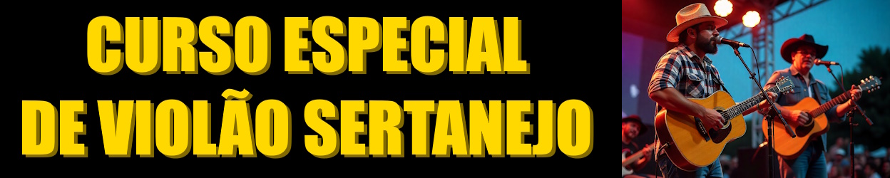Curso de violão sertanejo em promoção